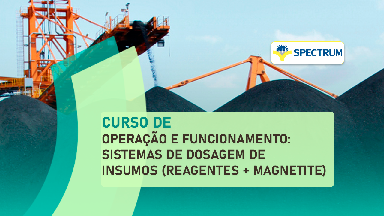 Operação e funcionamento: sistemas de dosagem de insumos (reagentes + magnetite)